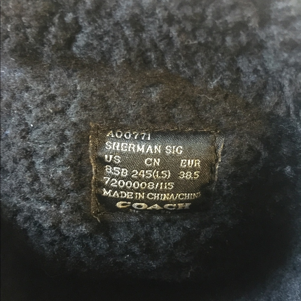 Coach “Sherman” Signature Boots - Picture 8 of 8